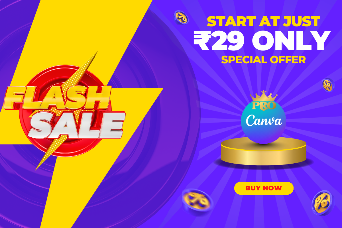 canva ₹29 for one month