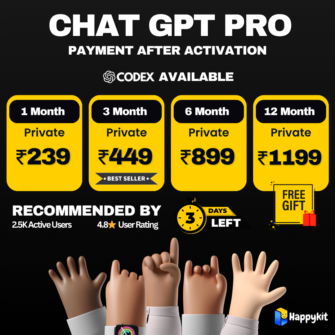 chjatgpt happykit offers